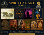 Spiritual Art Bundle PNG | 10 Premium Digital Downloads | Art Collection | 300DPI High Resolution