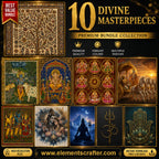 Indian Sacred Art Collection | 10 Premium Hindu Devotional Digital Art Prints