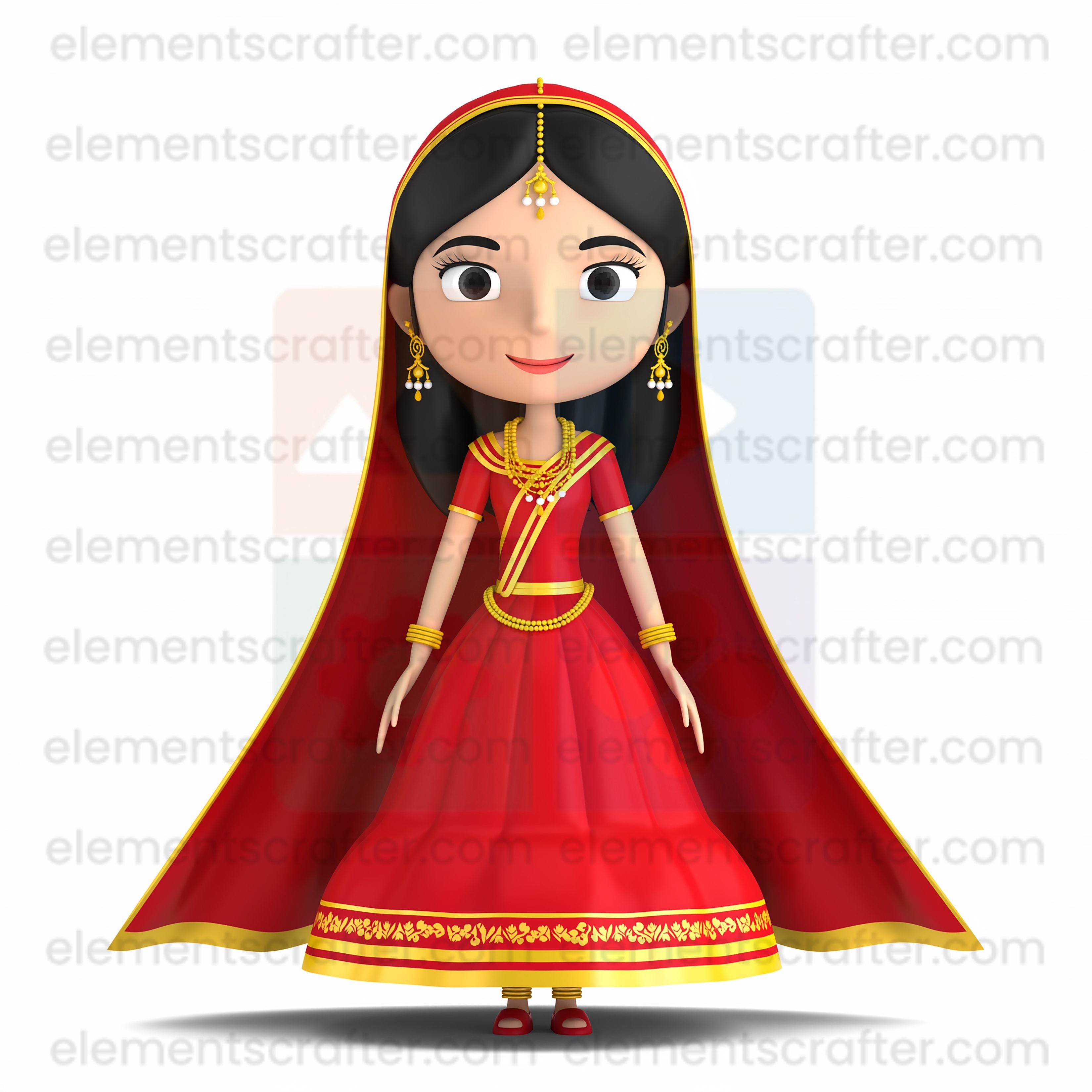 Indian Function Elements Kit: 10 High-Res Wedding & Festival PNGs ...