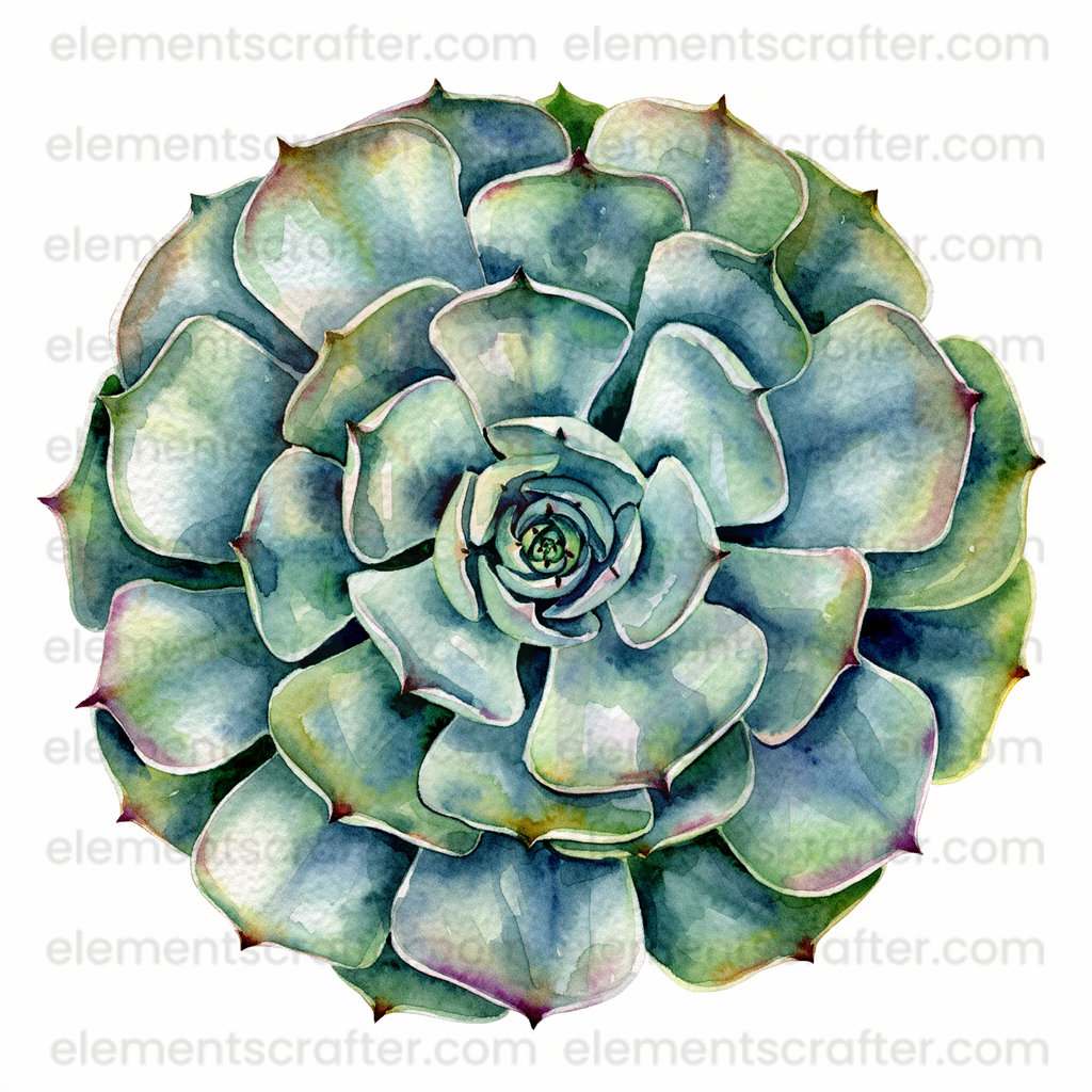 30 Watercolor Flowers PNG Transparent Elements Pack - 6600x6600 px 300 DPI | Digital Download | WCCA-0126 | Bundle-1