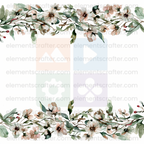 30 Watercolor Flowers PNG Transparent Elements Pack - 6600x6600 px 300 DPI | Digital Download | WCCA-0126 | Bundle-1