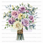 30 Watercolor Flowers PNG Transparent Elements Pack - 6600x6600 px 300 DPI | Digital Download | WCCA-0126 | Bundle-1