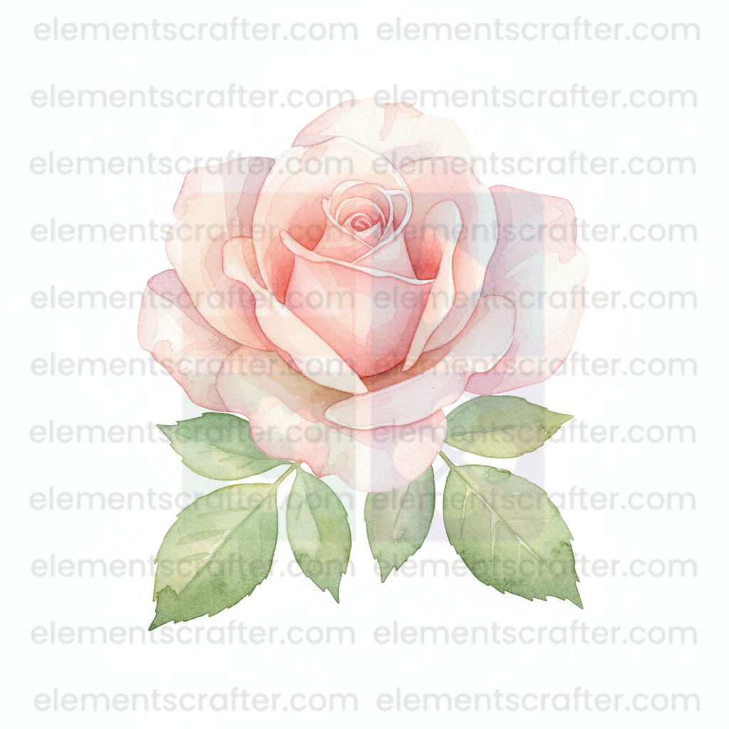 30 Watercolor Flowers PNG Transparent Elements Pack - 6600x6600 px 300 DPI | Digital Download | WCCA-0126 | Bundle-1